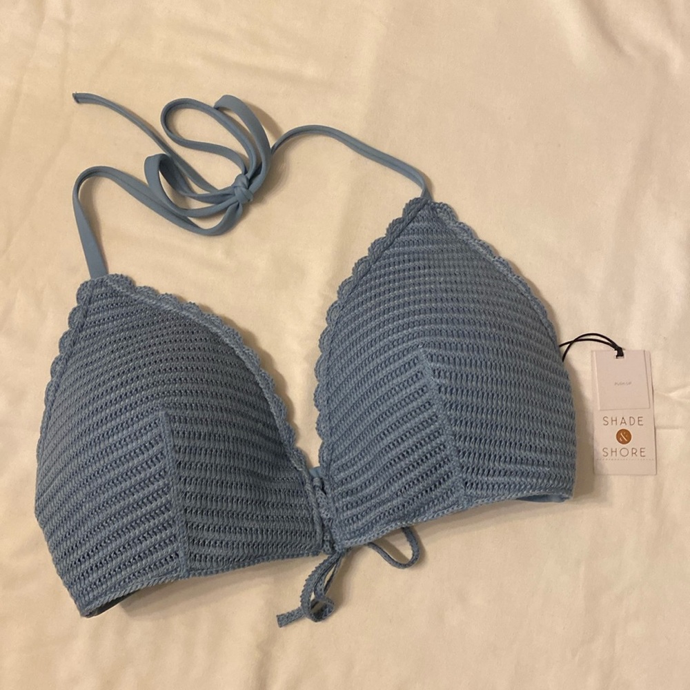 Shade & Shore blue bikini top